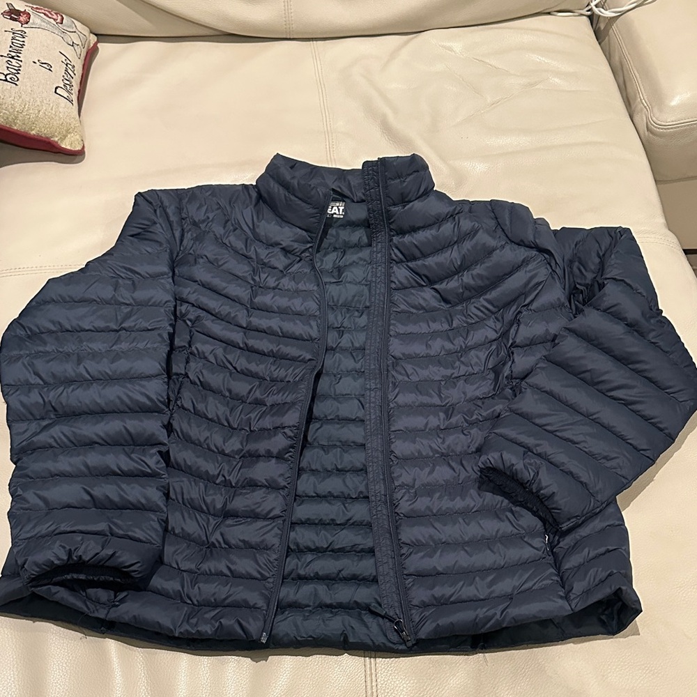 32 Degrees Women's Dark Blue Puffer Jacket - Picture 3 of 4